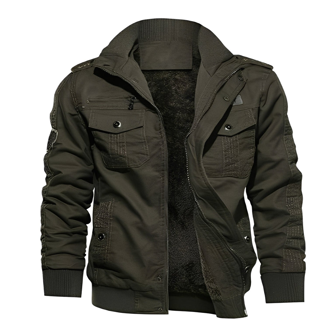 Drune | Stylische Fleecejacke mit Taschen für Männer