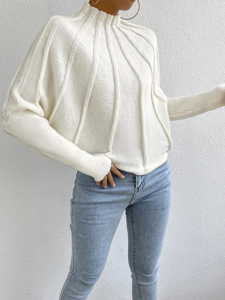 Drune | Kaschmir-Strickpullover mit Fledermausärmeln