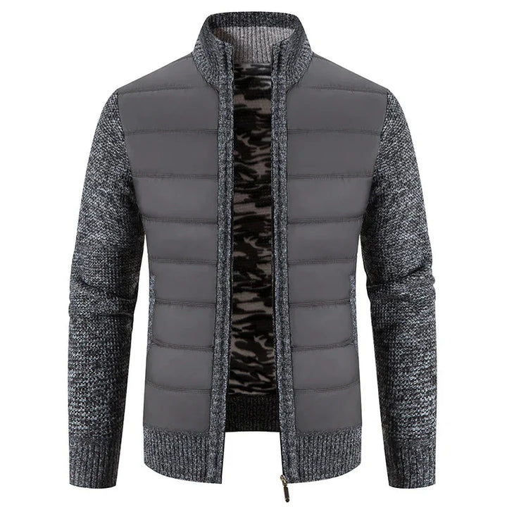 Drune | Hybridjacke Aus Gesteppter Strickware Für Herren