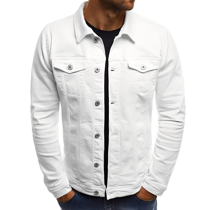 Drune | Stylische Denimjacke mit Taschen für Männer