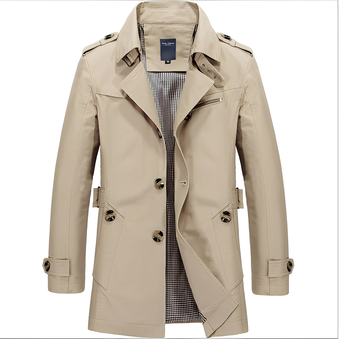 Drune | Lässige Mid-Länge Windjacke für Männer