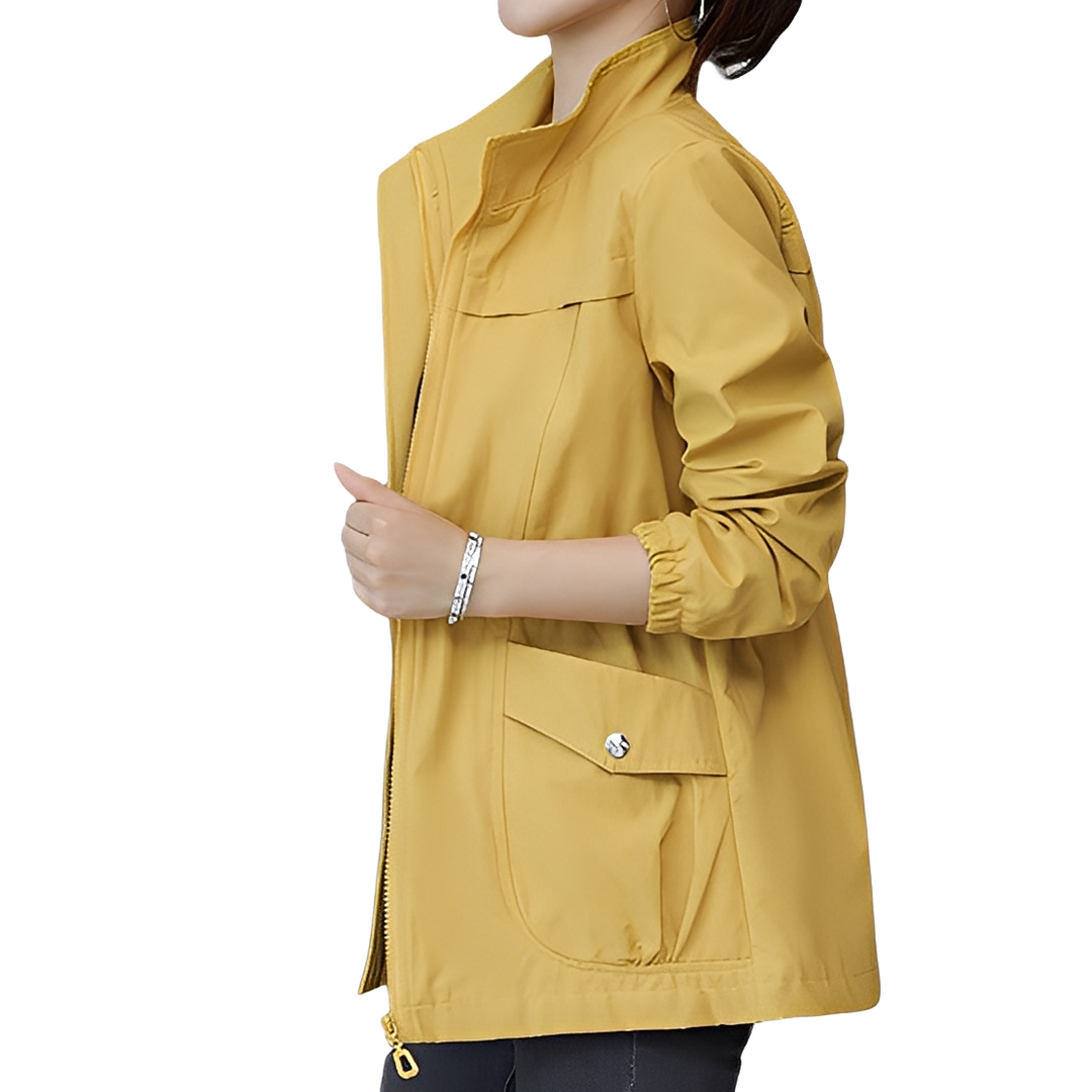 Drune | Trendige Damenjacke mit verstellbarer Taille