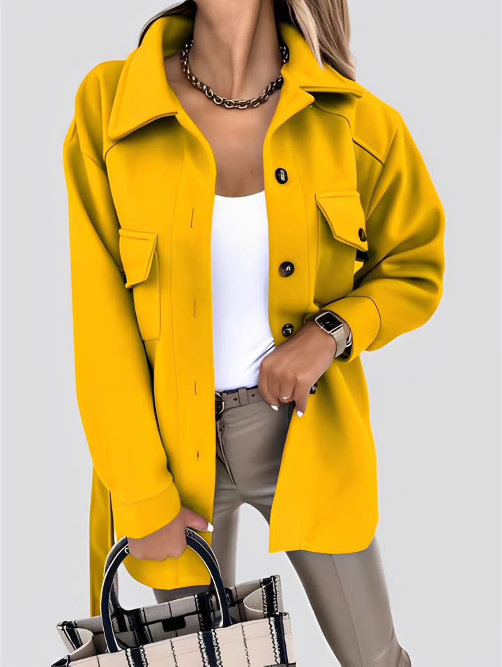 Drune | Moderne, leichte Damenjacke mit Reverskragen