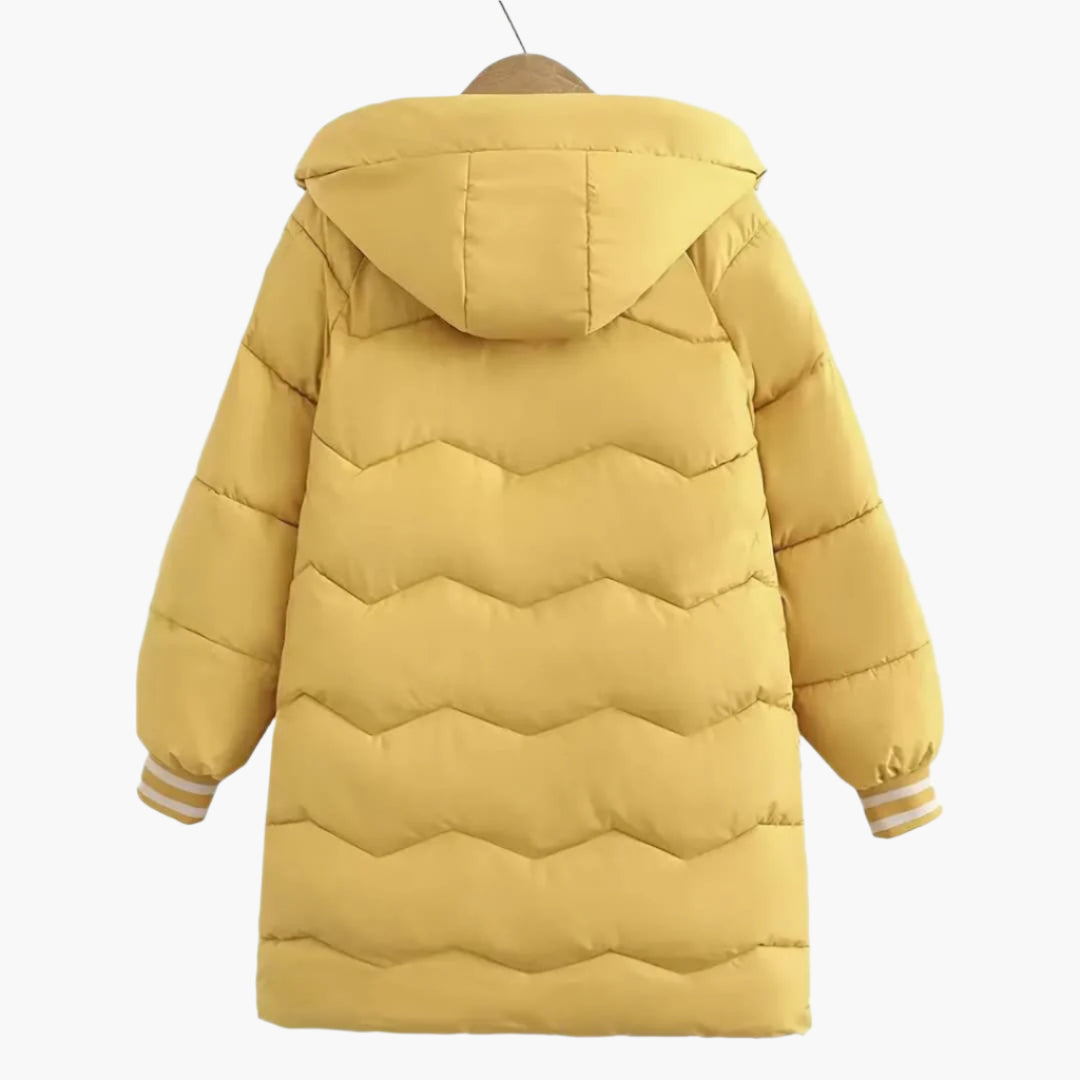 Drune | Warme Pufferjacke mit Kapuze für Damen