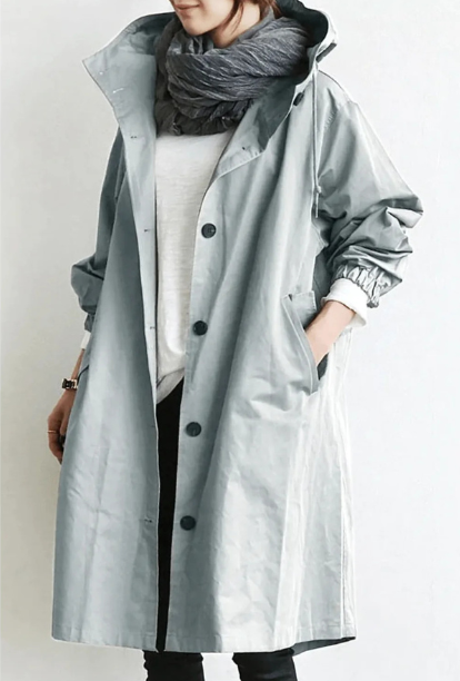 Drune | Warmer Trenchcoat für Damen Lang