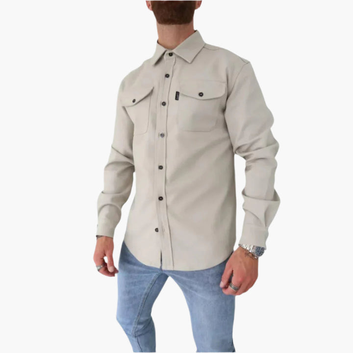 Drune | Overshirt Jacke - Modernes Button-Through Hemdjacke für Freizeit und Business