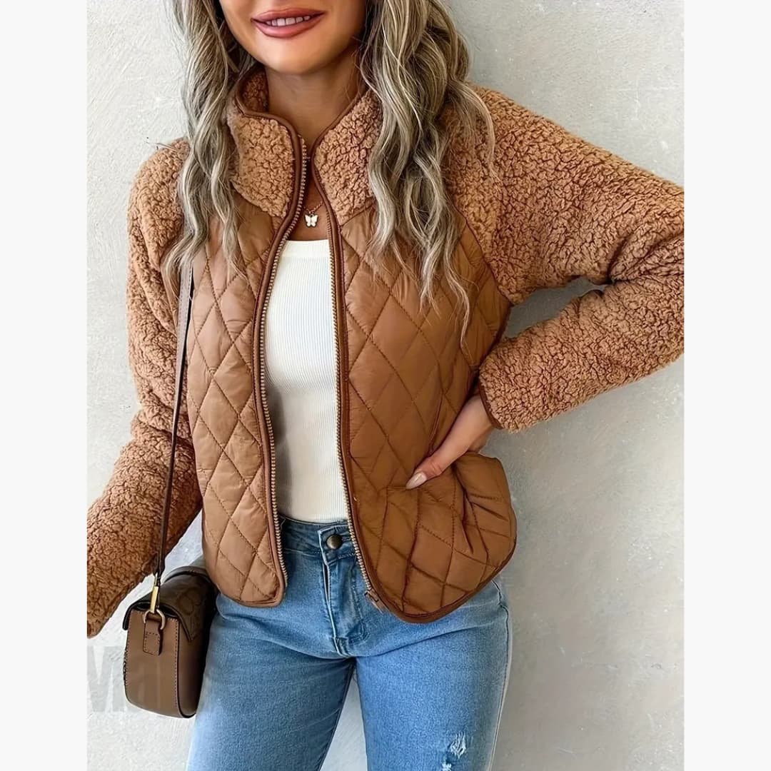 Drune | Gemütliche Wattierte Fleecejacke für Damen