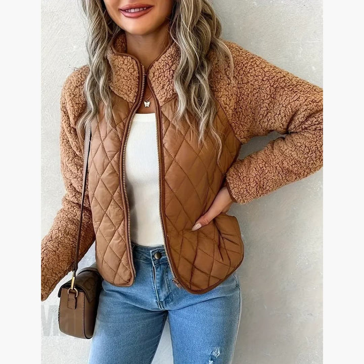Drune | Gemütliche Wattierte Fleecejacke für Damen