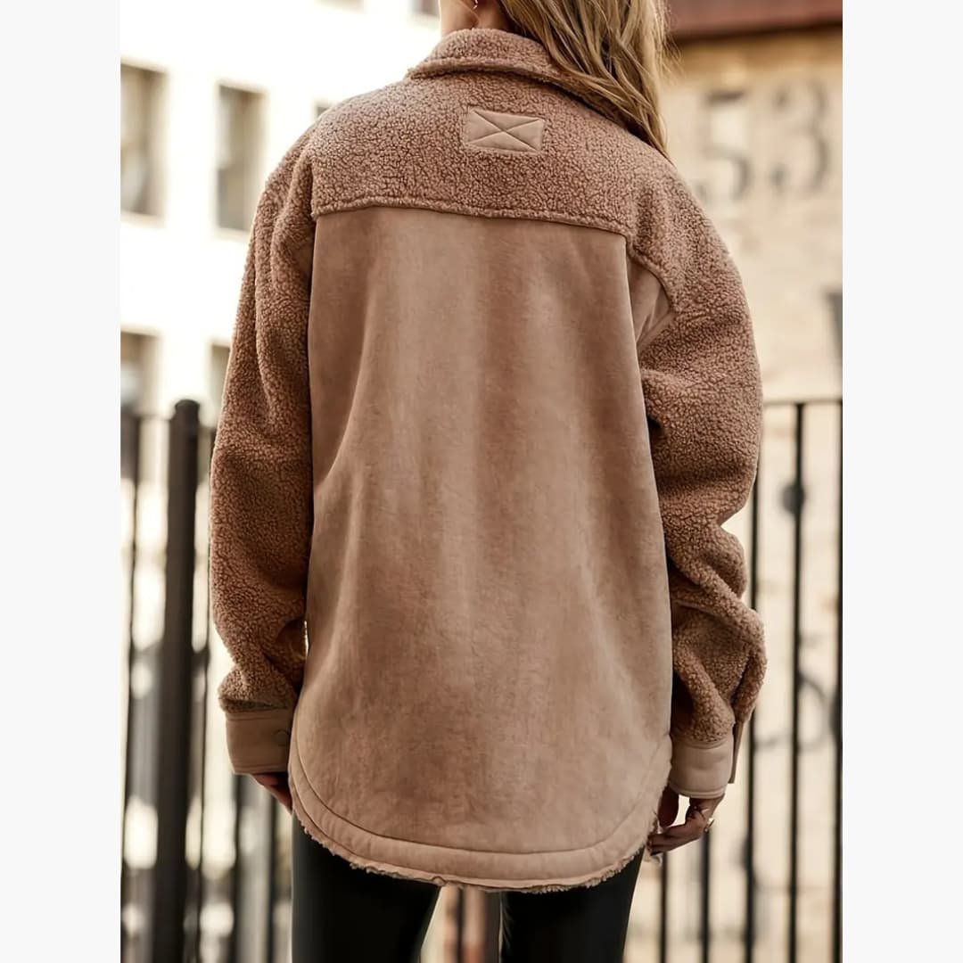 Drune | Warme Sherpafutter Jacke für Damen