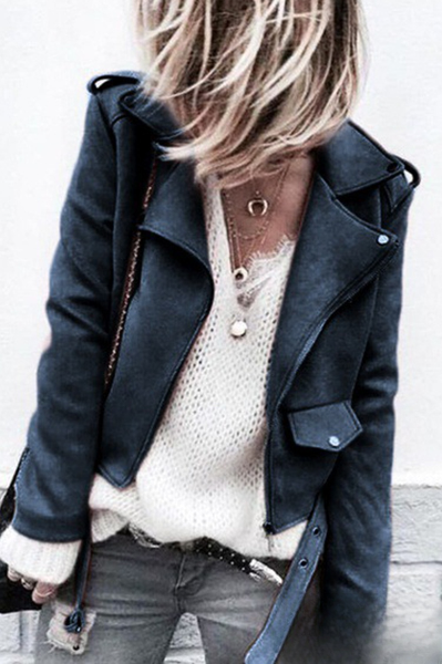 Drune | Elegante Freizeitjacke mit Patchwork-Elementen