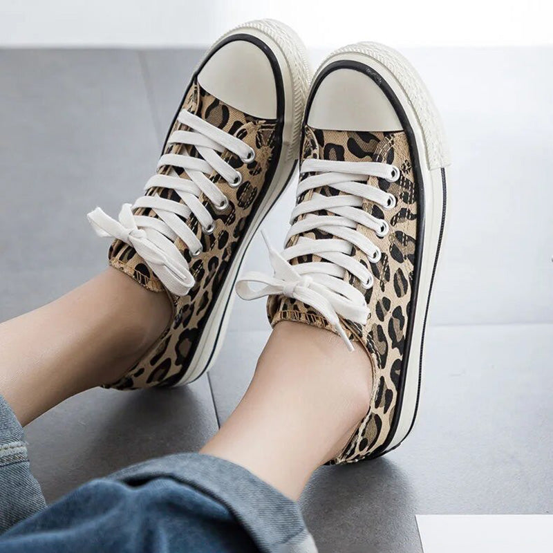 Drune | Leopard Turnschuhe