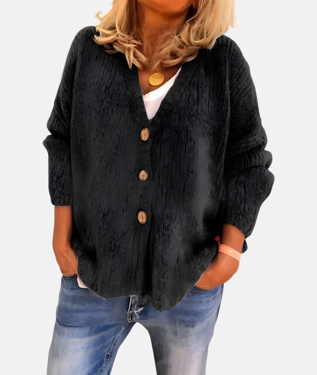 Drune | Cardigan Klassischer Zeitloser Stil Ideal für den Herbst