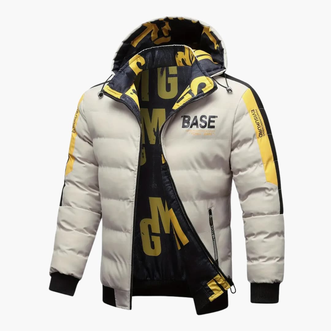 Drune | Wendbare Winterjacke mit Kapuze für Männer