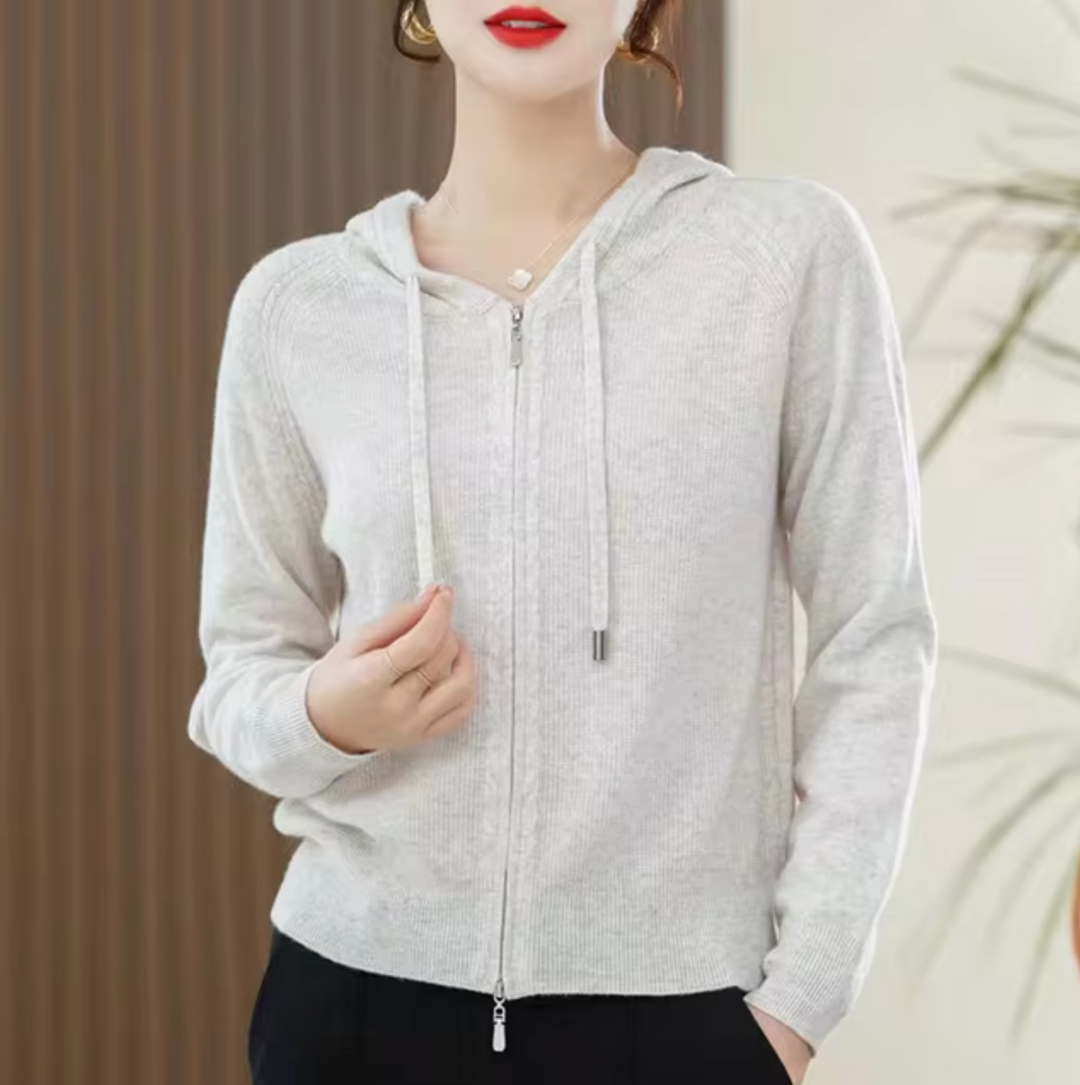 Drune | Gestrickter Kaschmir-Hoodie