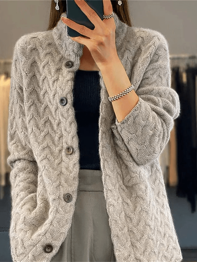 Drune | Leichter Strick Cardigan Für Einen Entspannten Alltagsstil Für Frauen