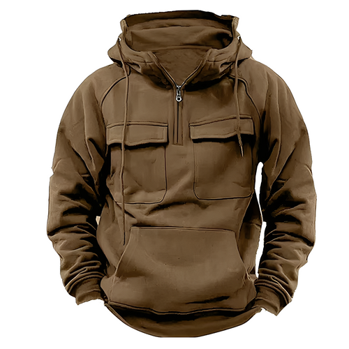 Drune | Klassischer Hoodie mit mehreren Taschen für Männer