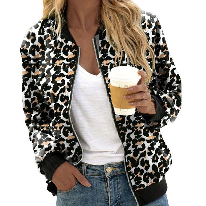 Drune | Leoparden Bomberjacke