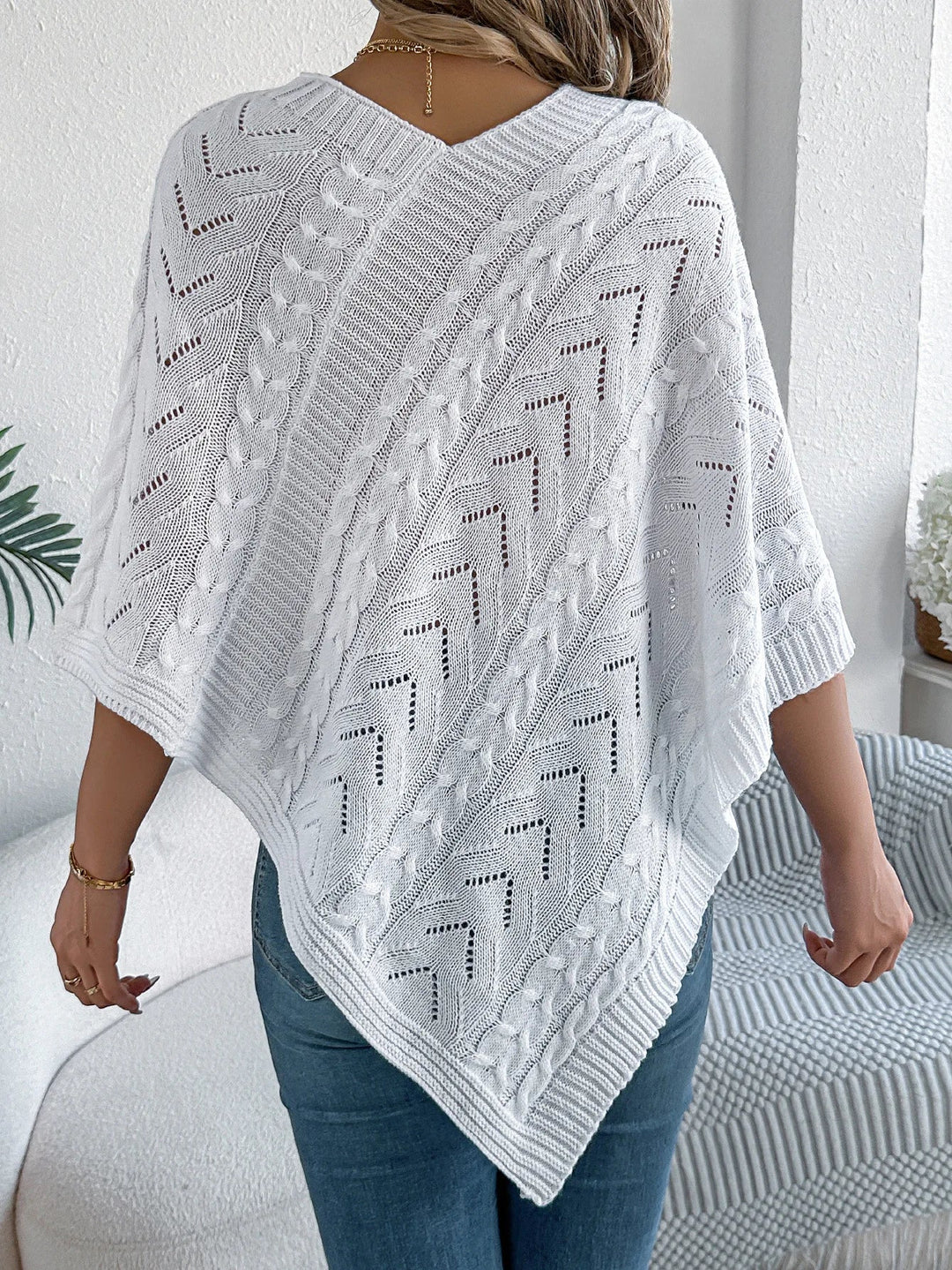 Drune | Strickpullover Poncho