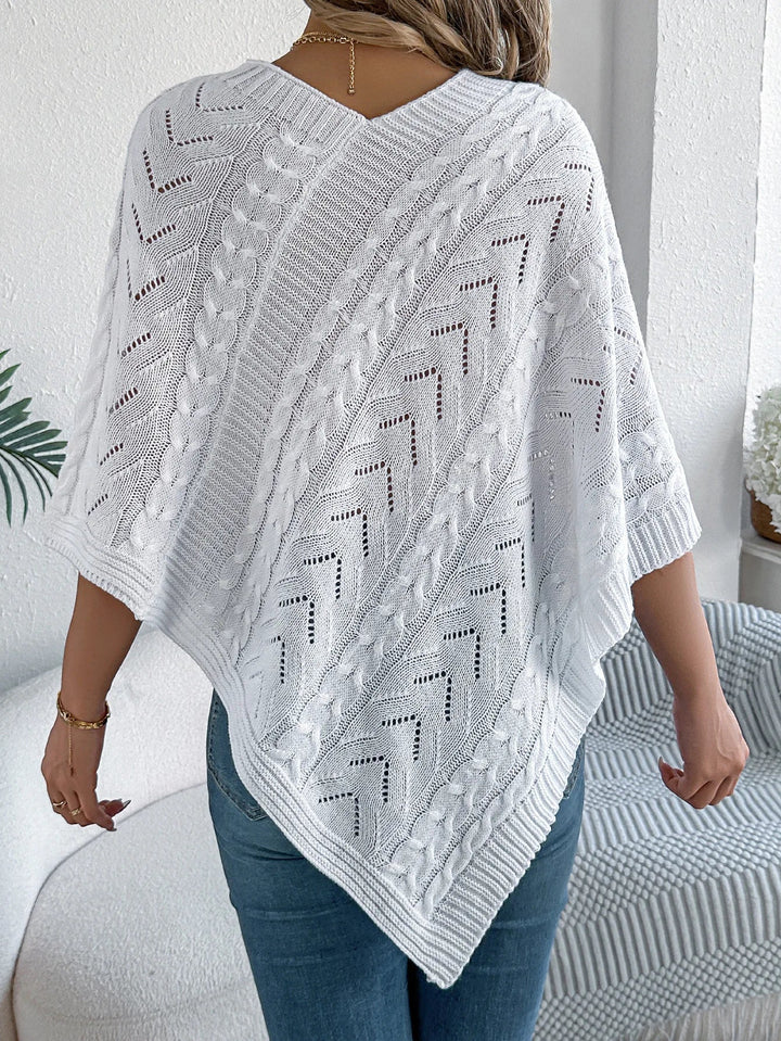 Drune | Strickpullover Poncho