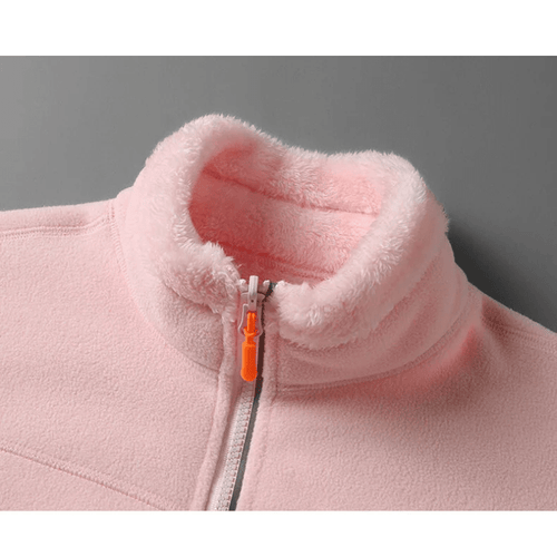 Drune | Fleecejacke mit Reißverschlusstaschen - Leichte Wärme - Hoher Kragen - Alltags-Layer