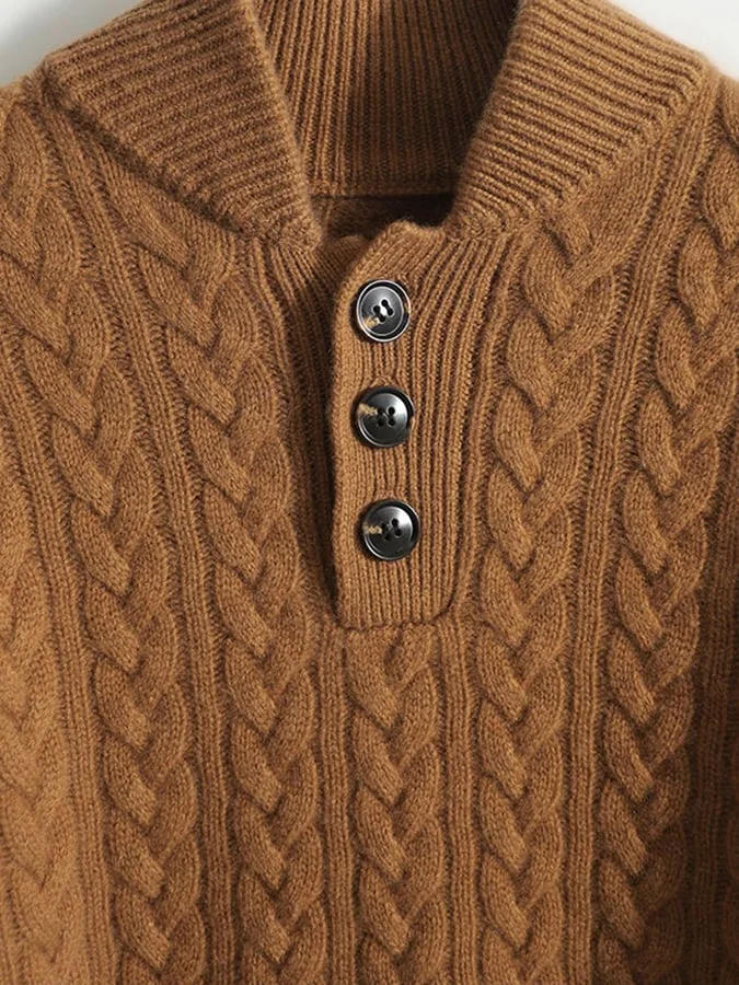 Drune | Kabelgestrickter Winterpullover Für Damen