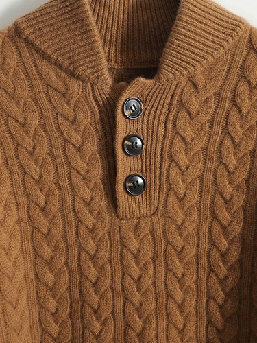 Drune | Kabelgestrickter Winterpullover Für Damen
