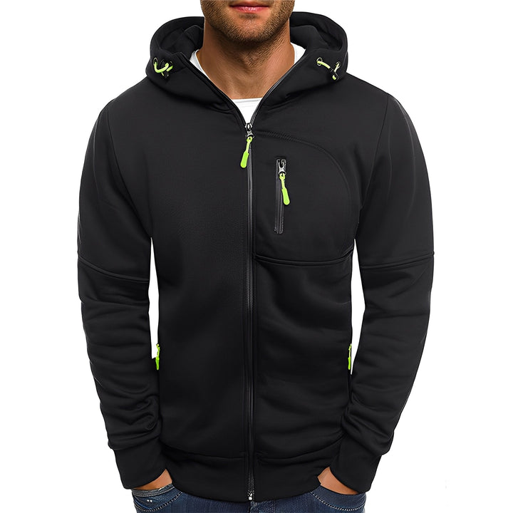 Drune | Moderne Fleecejacke mit Kapuze für Herren