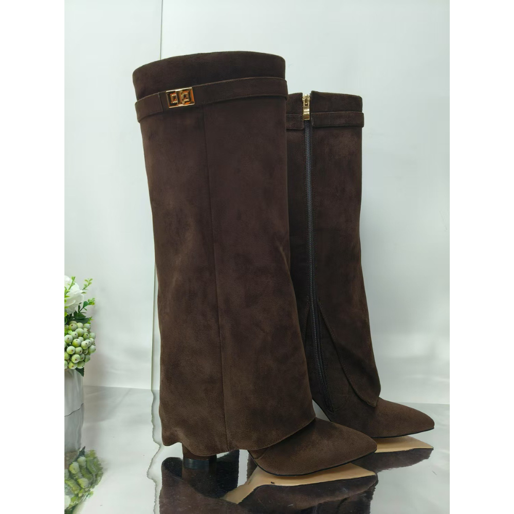 Drune | Stylische schwarze Stiefel für den täglichen Komfort – Vielseitiges synthetisches Leder Schuhwerk