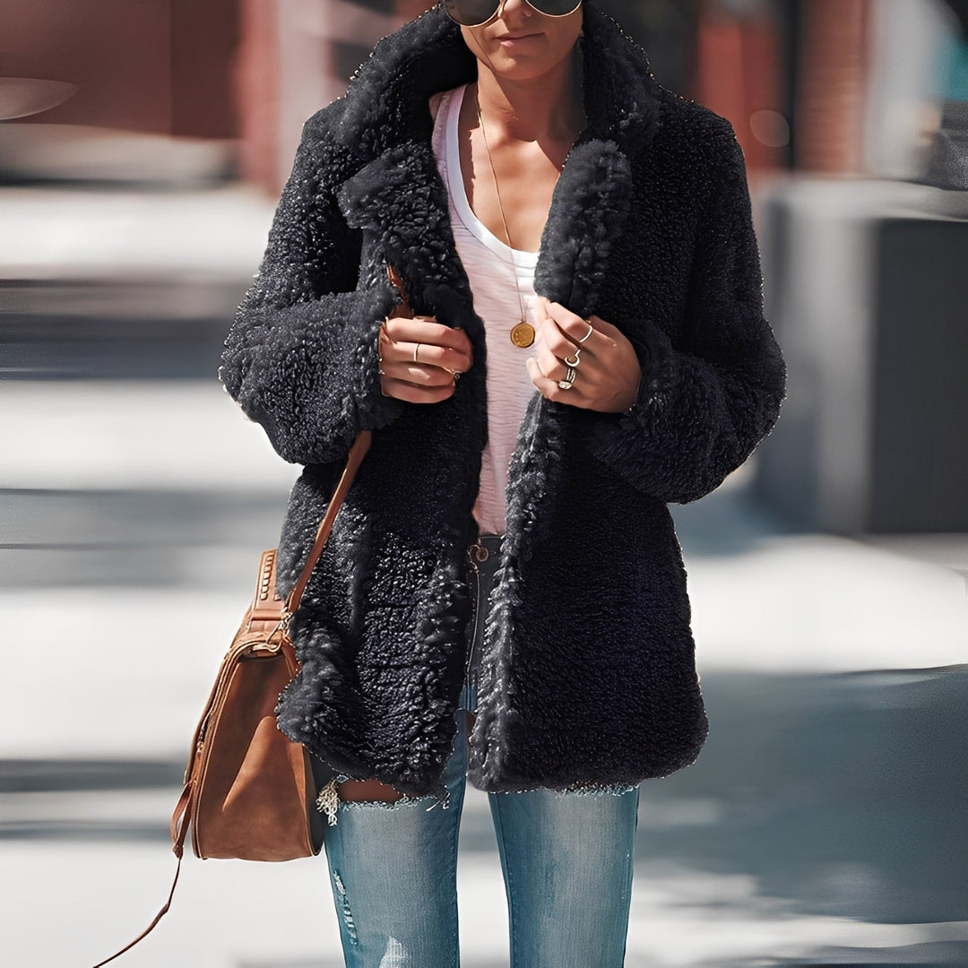 Drune | Stylische, dicke Fleecejacke für Damen