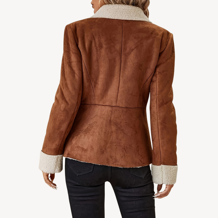 Drune | Damen Fleece-Futter Wildlederjacke