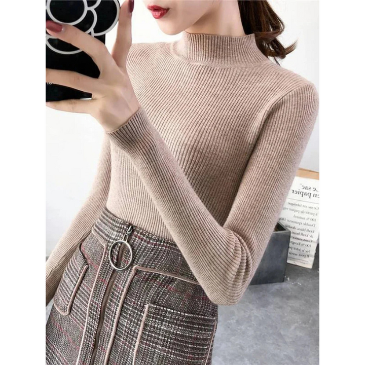 Drune | Pullover - Hoher Kragen & Gerippt