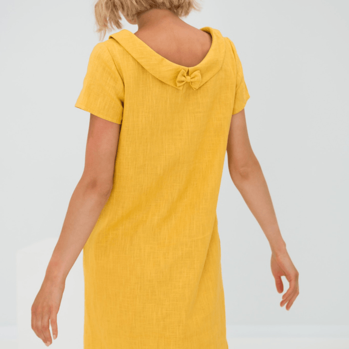 Drune | Lässiges Leinenkleid Für Damen
