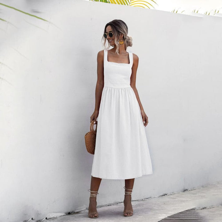 Drune | Elegantes Ärmelloses Kleid für Den Sommer
