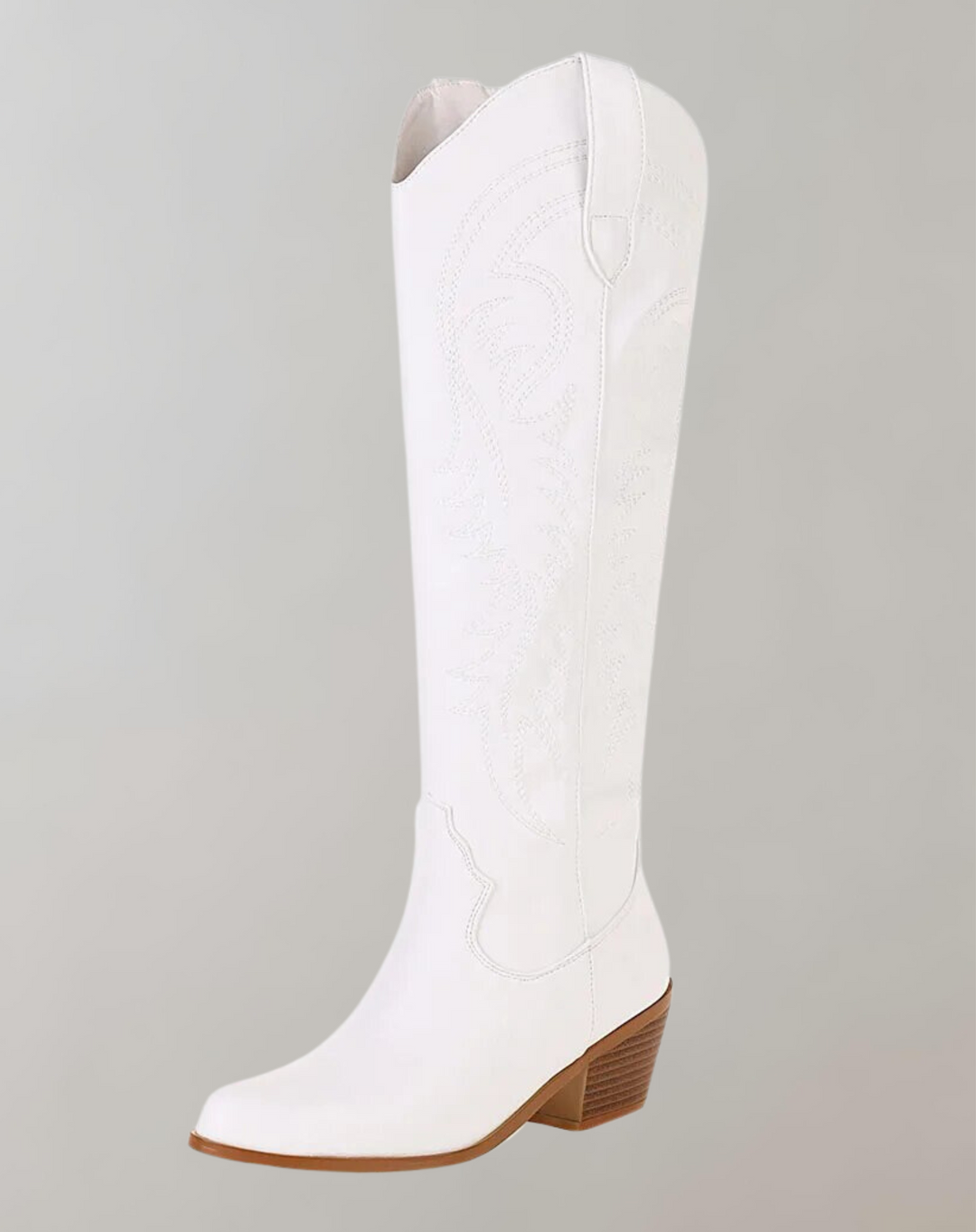 Drune | Bestickte Kniehohe Westernstiefel