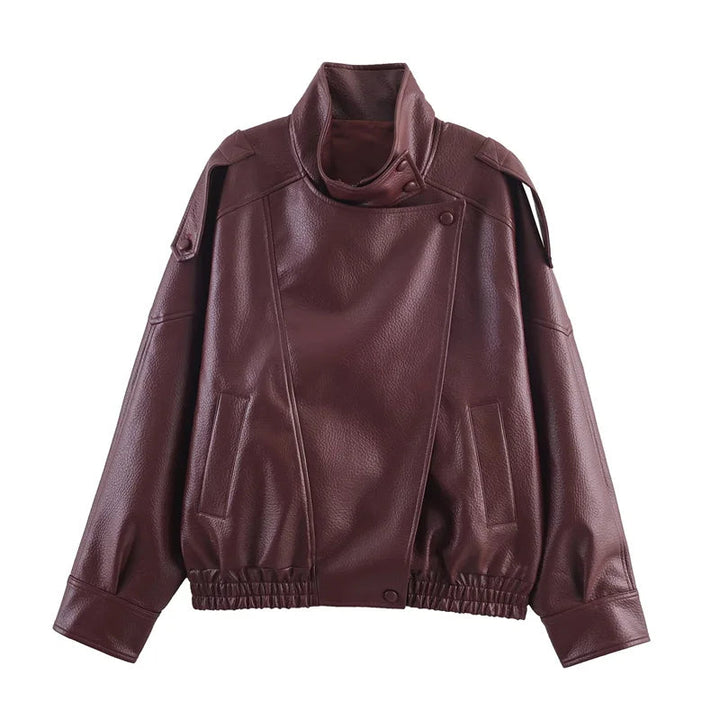 Drune | Hochkragen-Motorradjacke