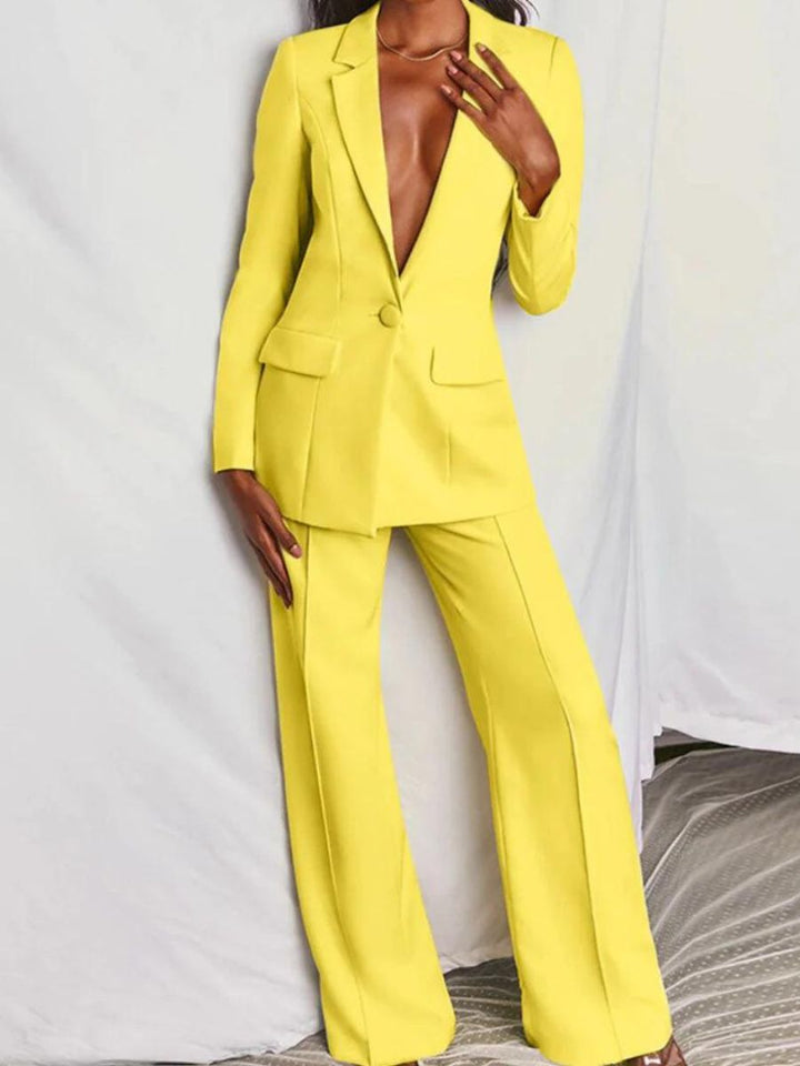 Drune | Blazer und Hose Set für Damen Business Kleidung