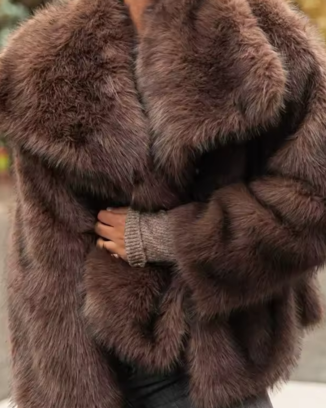 Drune | Luxuriöser Kunstfell-Wintermantel für Damen