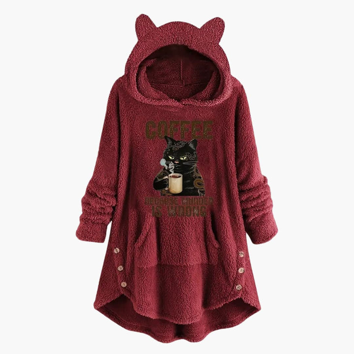 Drune | Pullover mit grafischem Druck für Frauen