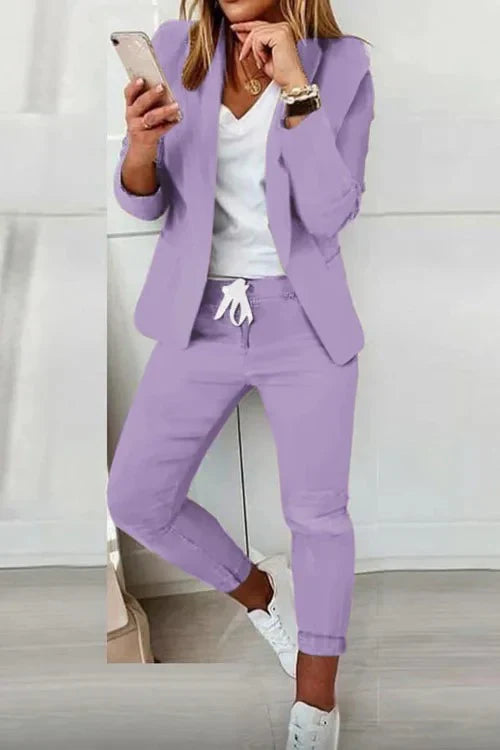 Drune | Langärmeliger Blazer Und Hose Stil