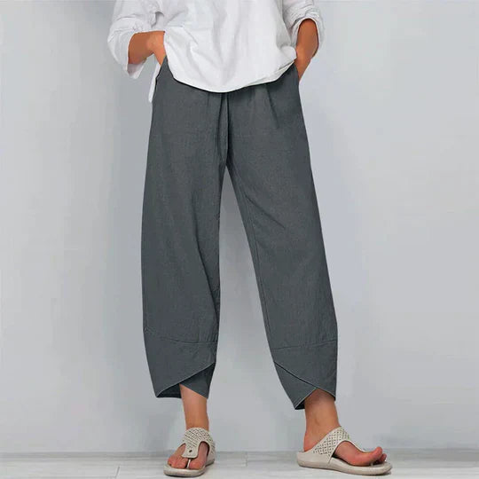 Drune | Baumwoll Leinen Hose Für Damen