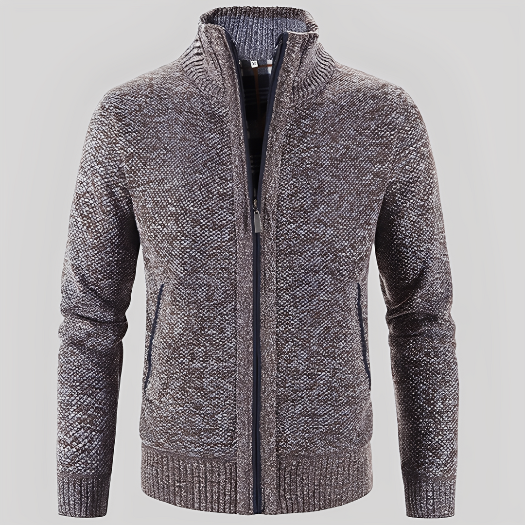 Drune | Einfacher Cardigan mit Reißverschluss für Herren