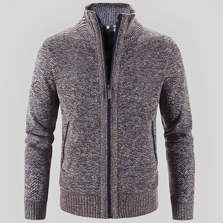 Drune | Einfacher Cardigan mit Reißverschluss für Herren