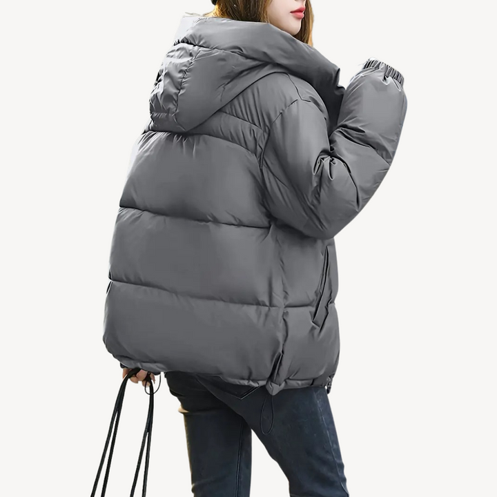 Drune | Damen Hoodie Pufferjacke