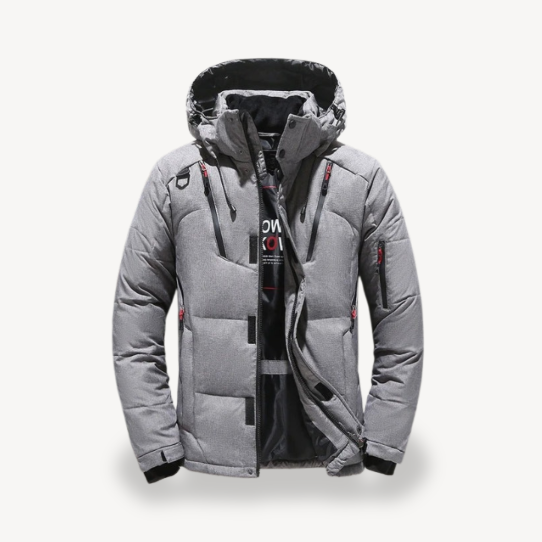 Drune | Gepolsterte Kapuzen-Winterjacke Herren
