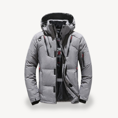 Drune | Gepolsterte Kapuzen-Winterjacke Herren