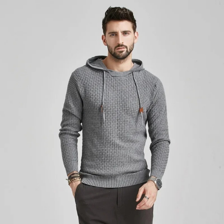 Drune | Kapuzenpullover Kariert - Moderner Freizeit-Hoodie für Alltag und Sport