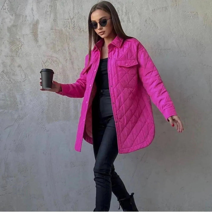 Drune | Wattierte Jacke - Elegant - Knopfverschluss, Geräumige Taschen - Ideal für den Herbst