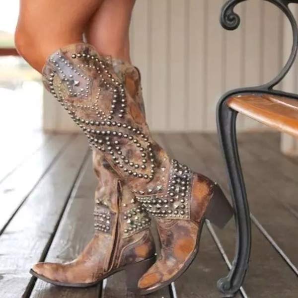 Drune | Cowboystiefel mit Absätzen