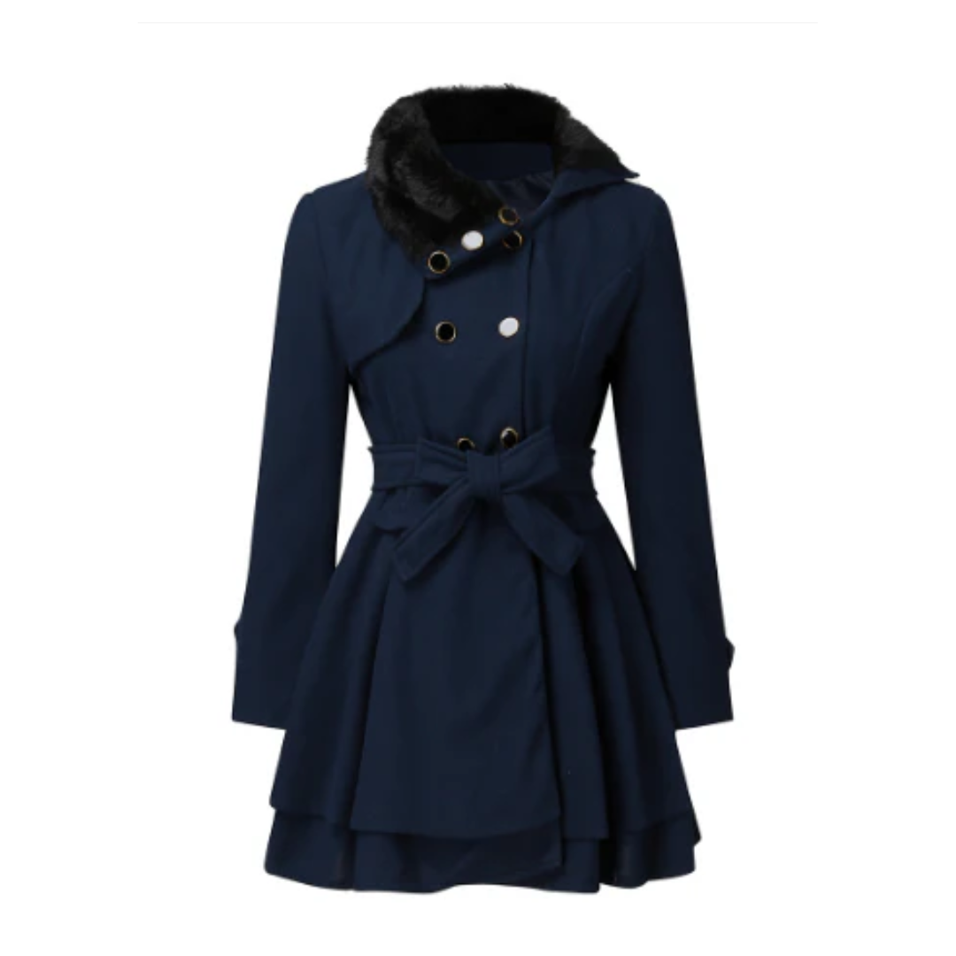 Drune | Stilvoller Trenchcoat mit Gürtel für Damen Modernes Flair