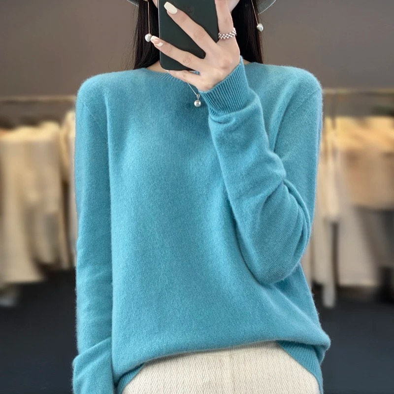 Drune | Cashmere Pullover Damen Stilvoller Rundhals, Weich & Komfortabel